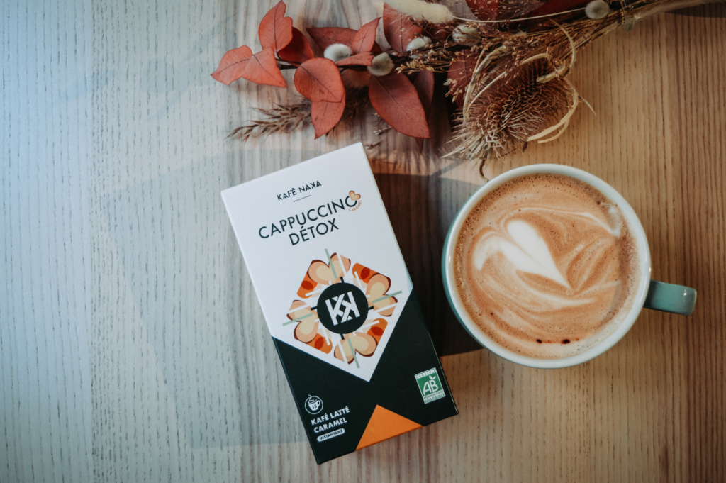 Après le café détox, Kafé Naka lance une gamme de Latte dont le délicieux Cappuccino.