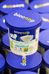 Biocoop Organic Fairtrade Yogurt in France